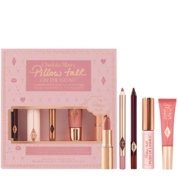 Gifted to GAB Charlotte Tilbury PILLOW TALK ON THE GO 5 Piece KIT & Keepsake Box - Picture 7 of 12